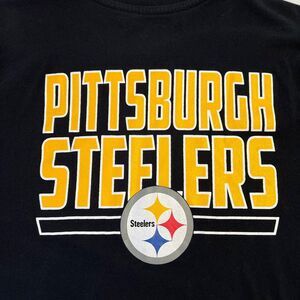 OTS Pittsburgh Steelers Mens XL Long Sleeve Cotton T-Shirt Back Graphic Football